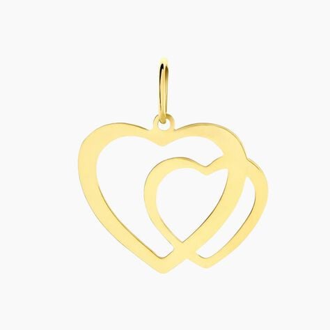 Pendentif Eudocie Coeurs Lisses Or Jaune - Pendentifs Femme | Histoire d’Or