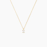 Collier Husam Or Jaune Oxyde De Zirconium - Colliers Femme | Histoire d&rsquo;Or