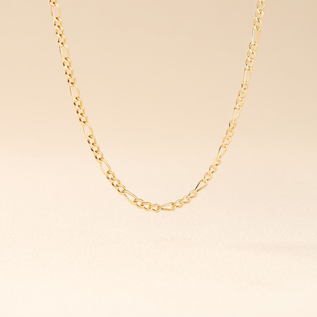 Collier Or Jaune Cameo - Bijoux sans pierre Femme | Histoire d&rsquo;Or