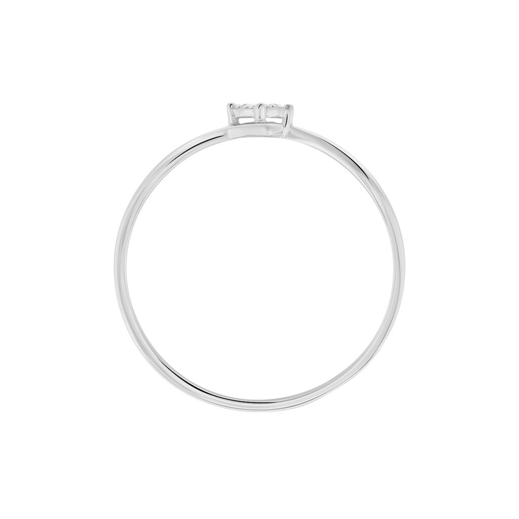 Bague Jone Or Blanc Diamant - Bagues avec pierre Femme | Histoire d&rsquo;Or