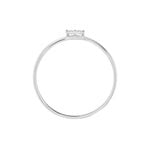 Bague Jone Or Blanc Diamant - Bagues avec pierre Femme | Histoire d&rsquo;Or