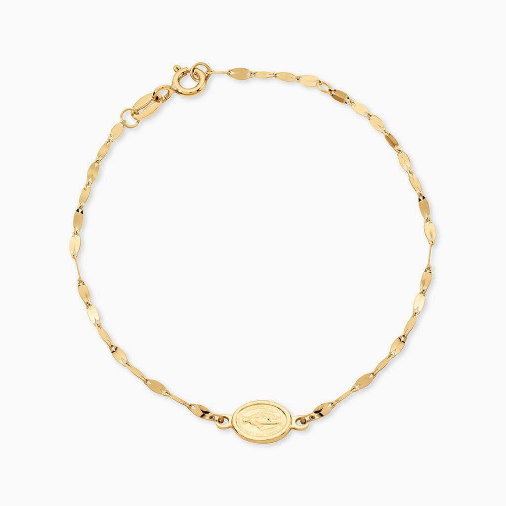 Bracelet Marianus Argent Dor&eacute; A L'Or 750/1000 - Bijoux sans pierre Femme | Histoire d&rsquo;Or
