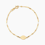 Bracelet Marianus Argent Dor&eacute; A L'Or 750/1000 - Bijoux sans pierre Femme | Histoire d&rsquo;Or