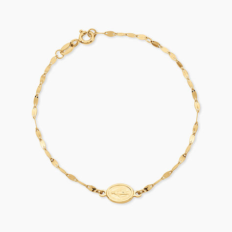 Bracelet Marianus Argent Dor&eacute; A L'Or 750/1000 - Bijoux sans pierre Femme | Histoire d&rsquo;Or