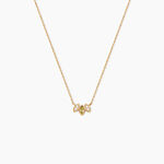 Collier Harmonie Plaque Or Jaune Oxyde De Zirconium - Colliers fantaisie Femme | Histoire d&rsquo;Or