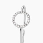 Bague Laureen Argent Blanc Oxyde De Zirconium - Bagues avec pierre Femme | Histoire d&rsquo;Or