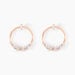 Boucles D'oreilles Pendantes Celene Argent Rose Oxyde De Zirconium - Boucles d'oreilles fantaisie Femme | Histoire d’Or