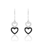 Boucles D'oreilles Pendantes Lio Argent Blanc Oxyde De Zirconium - Boucles d'oreilles fantaisie Femme | Histoire d&rsquo;Or
