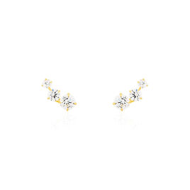 Bijoux D'oreilles Raffaele Or Jaune Oxyde De Zirconium - Ear cuffs Femme | Histoire d’Or