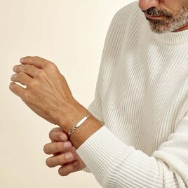 Bracelet Identité Argent Anillo - Gourmettes Homme | Histoire d’Or