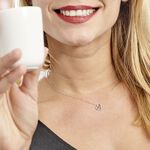 Collier Or Blanc Eliana Topaze Oxydes - Colliers Femme | Histoire d&rsquo;Or