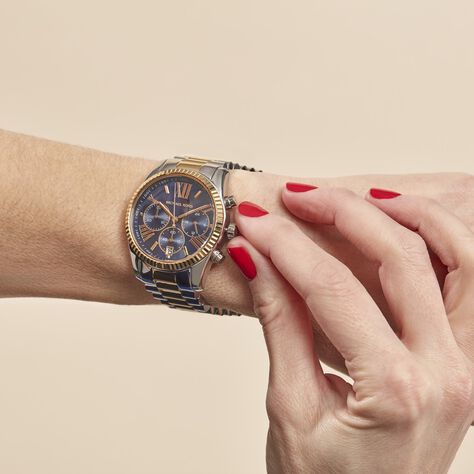 Montre Michael Kors Lexington Bleu - Montres Femme | Histoire d’Or