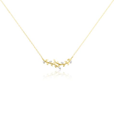 Collier Emelyne Or Jaune Diamant - Colliers Femme | Histoire d’Or