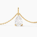Collier Goutte Or Jaune Oxyde De Zirconium - Colliers Femme | Histoire d&rsquo;Or