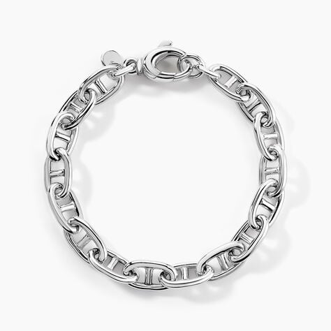 Bracelet Nazima Maille Marine Argent Blanc - Bracelets Femme | Histoire d&rsquo;Or