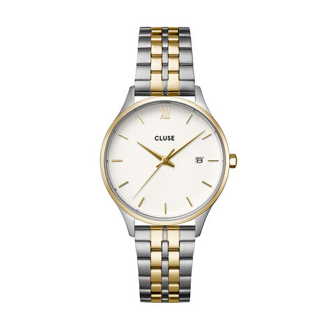 Montre Cluse Minuit Date Blanc - Montres Femme | Histoire d&rsquo;Or