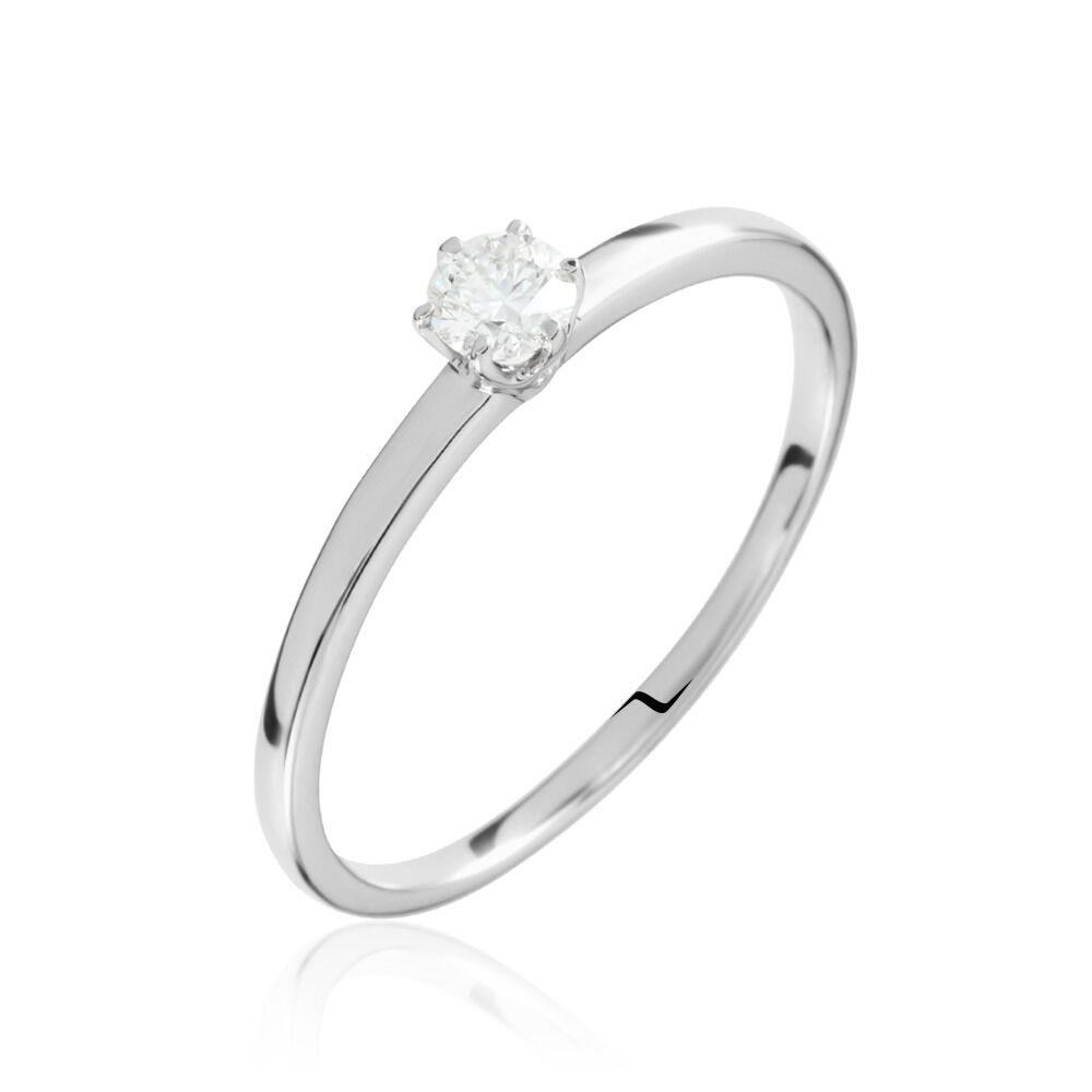 Solitaire hotsell diamant platine