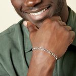 Bracelet Maille Argent Vivian - Bracelets cha&icirc;ne Homme | Histoire d&rsquo;Or