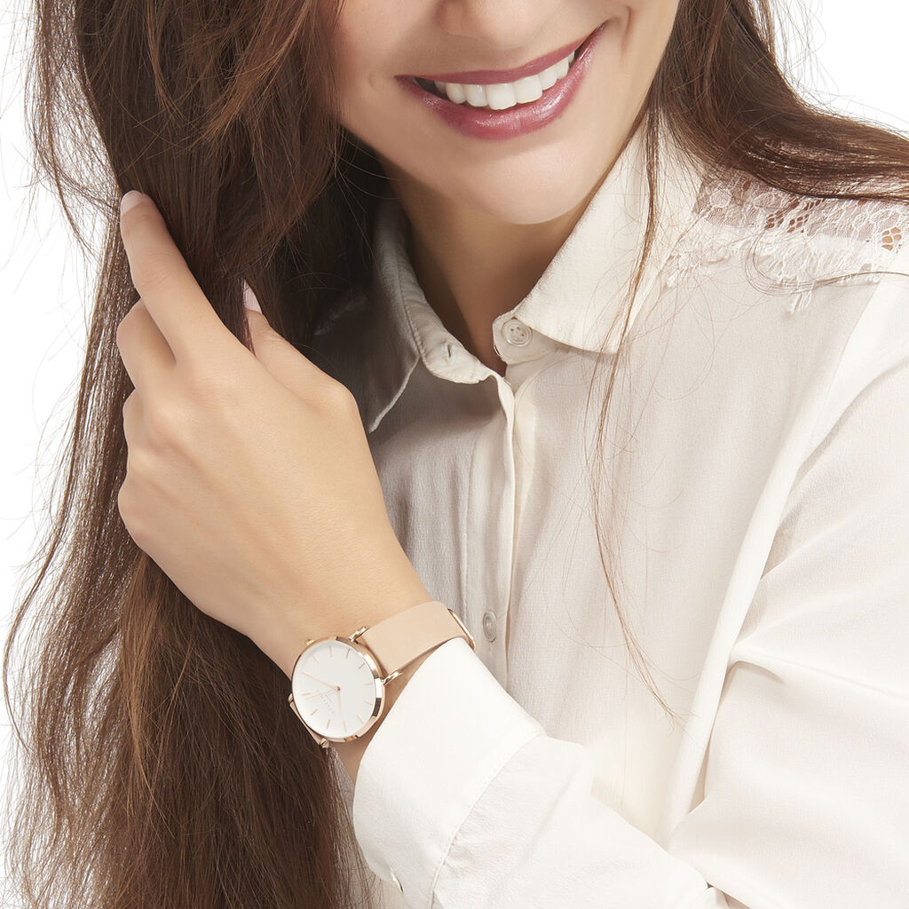 Montre Rosefield West Village Blanc - Montres Femme | Histoire d’Or