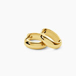Cr&eacute;oles Minna Acier Jaune - Boucles d'oreilles cr&eacute;oles Femme | Histoire d&rsquo;Or