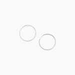 Cr&eacute;oles Muses Flexibles Or Blanc - Boucles d'oreilles cr&eacute;oles Femme | Histoire d&rsquo;Or