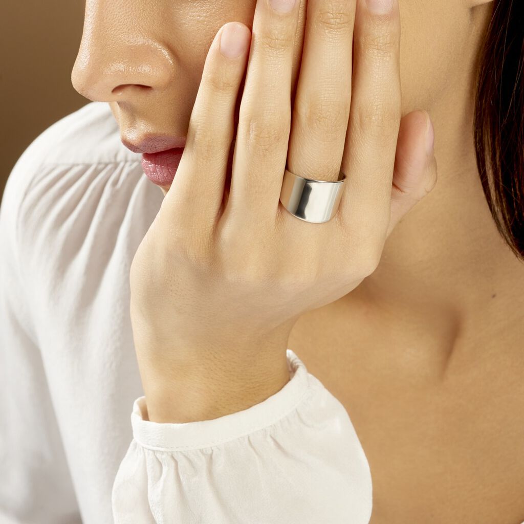 Bague Ascension Argent Blanc - Bagues fantaisie Femme | Histoire d’Or