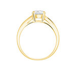 Bague Solitaire Or Jaune Oxyde De Zirconium - Bagues solitaires Femme | Histoire d&rsquo;Or