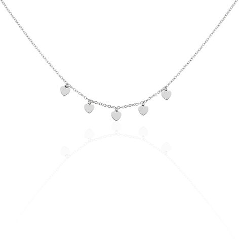 Collier Maryline Argent Blanc - Colliers fantaisie Femme | Histoire d&rsquo;Or