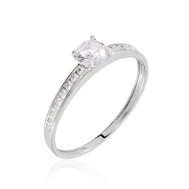 Bague Harem Or Blanc Oxyde - Bagues avec pierre Femme | Histoire d’Or