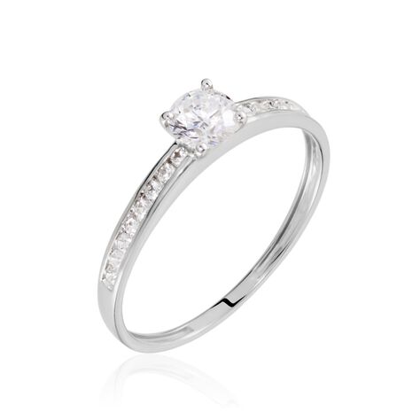 Bague Harem Or Blanc Oxyde - Bagues avec pierre Femme | Histoire d’Or