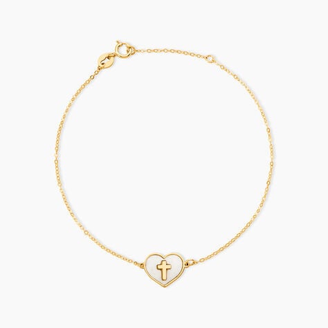 Bracelet Lawrie Or Jaune Nacre - Bracelets Communion Famille | Histoire d&rsquo;Or