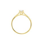 Bague Solitaire Victoria Or Jaune Diamant - Bagues solitaires Femme | Histoire d&rsquo;Or