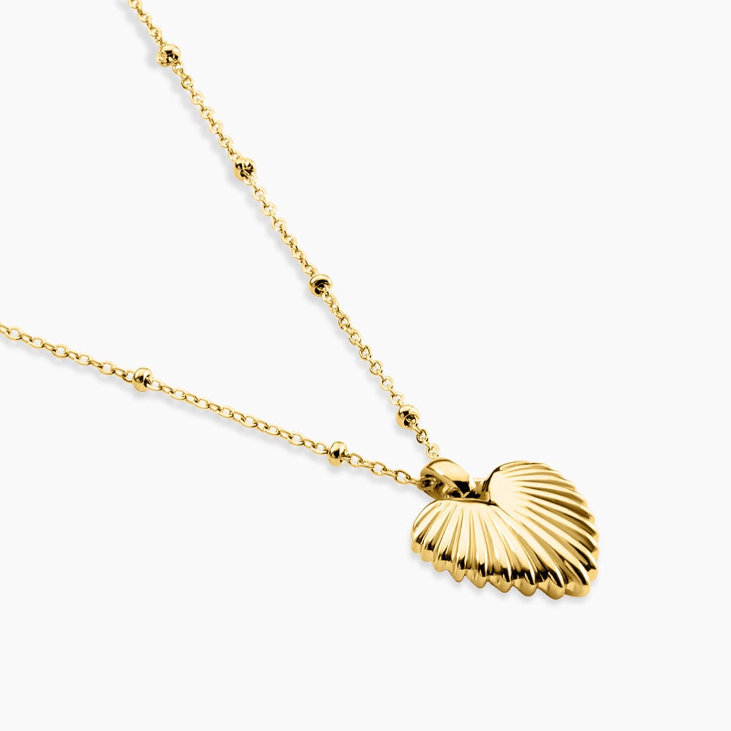 Collier Gladis Acier Jaune - F&ecirc;te des m&egrave;res Femme | Histoire d&rsquo;Or
