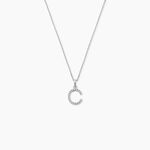 Pendentif Klementine Or Blanc Oxyde De Zirconium - Pendentifs Femme | Histoire d&rsquo;Or