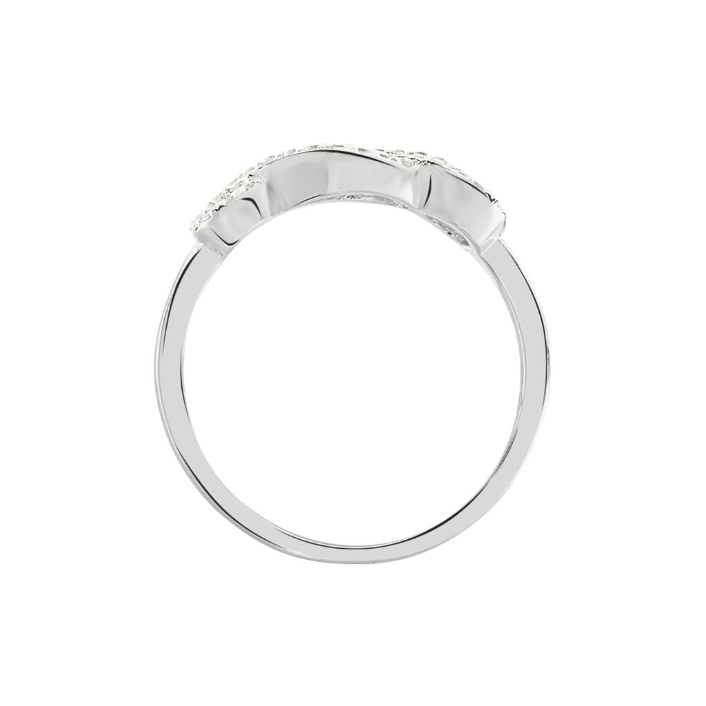 Bague Cemil Argent Blanc Oxyde De Zirconium - Bagues avec pierre Femme | Histoire d&rsquo;Or