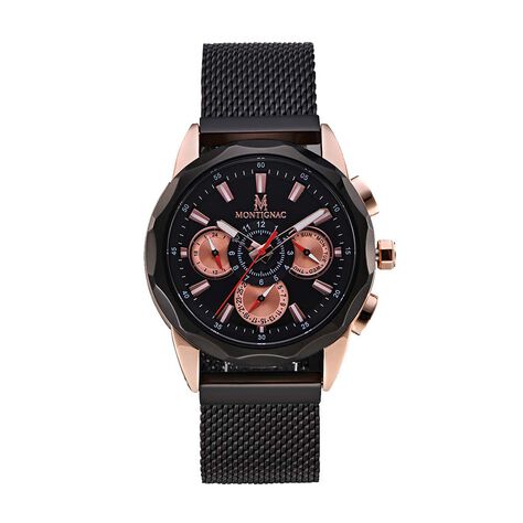 Montre Montignac Noir - Montres Homme | Histoire d’Or