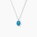 Collier Goddess Argent Blanc Turquoise - Colliers fantaisie Femme | Histoire d’Or