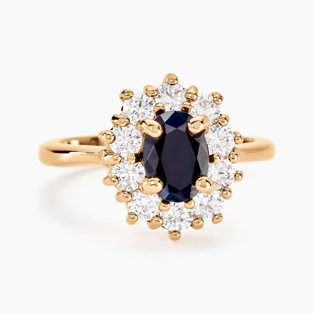 Bague Insaf Plaqué Or Jaune Oxyde De Zirconium - Bagues solitaires Femme | Histoire d’Or