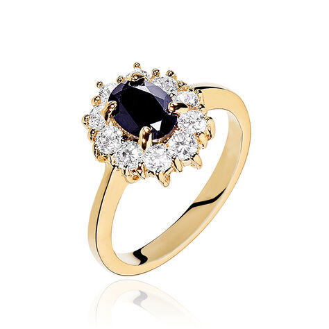 Bague Insaf Plaqué Or Jaune Oxyde De Zirconium - Bagues solitaires Femme | Histoire d’Or