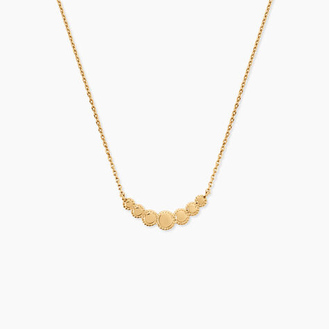 Collier Fedelina Argent Dor&eacute; A L'Or 750/1000 - Bijoux sans pierre Femme | Histoire d&rsquo;Or