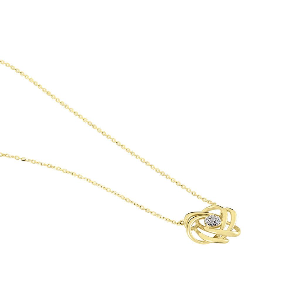 Collier Or Jaune Afua Diamants - Colliers Femme | Histoire d’Or