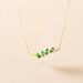 Collier Navette Or Jaune Emeraude Diamant - Colliers Femme | Histoire d’Or