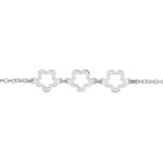 Bracelet Lucilla Argent Blanc - Bracelets fantaisie Femme | Histoire d&rsquo;Or