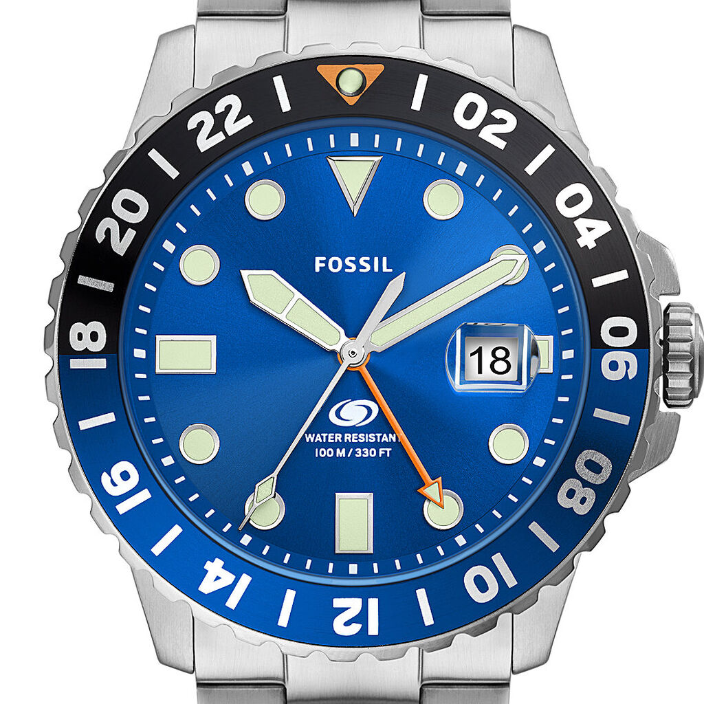 Montre Fossil Blue Bleu - Montres Homme | Histoire d&rsquo;Or