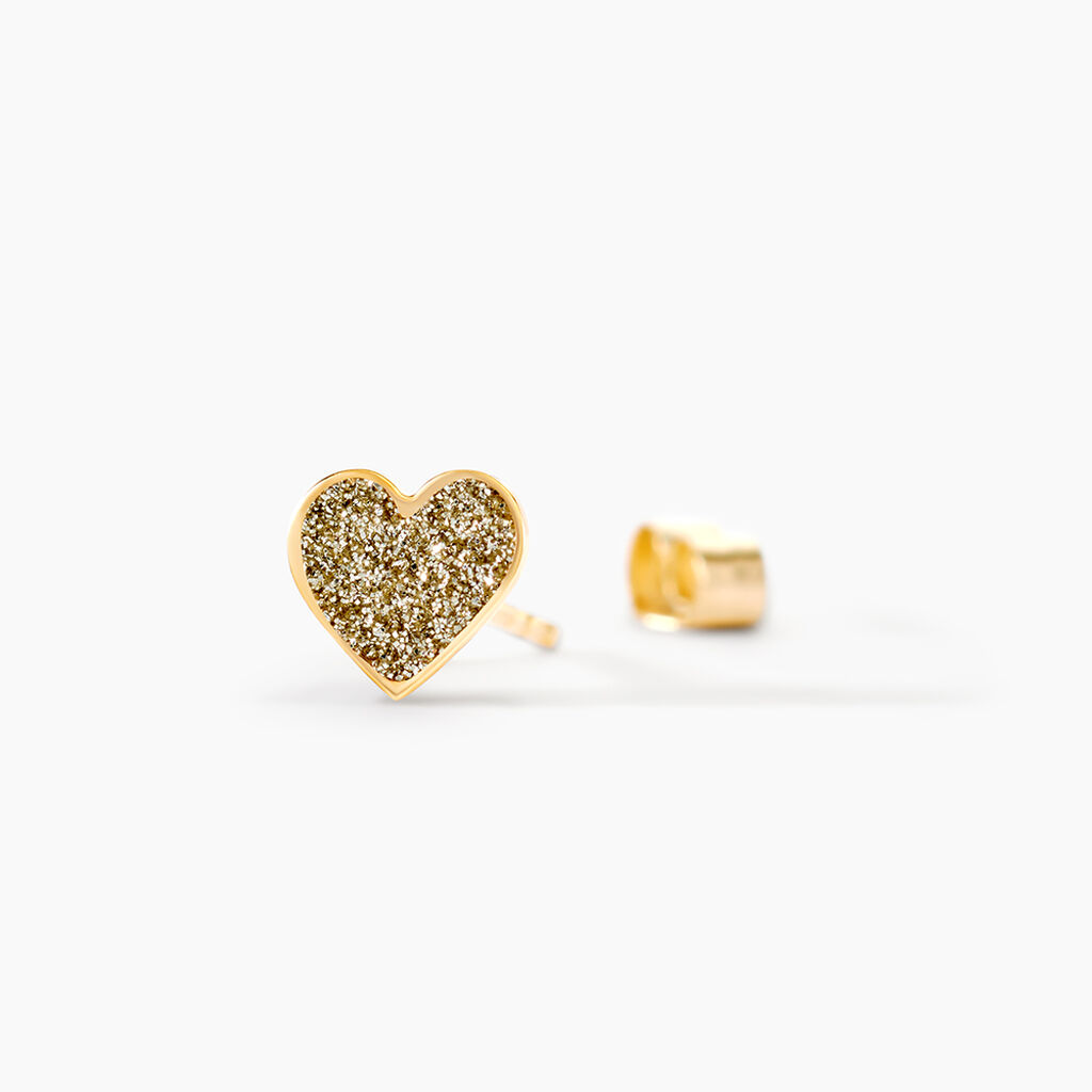 Boucles D'oreilles Puces Marta Or Jaune - Clous d'oreilles Femme | Histoire d&rsquo;Or