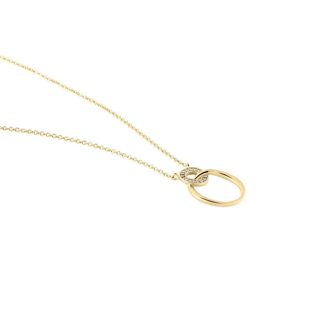 Collier Plaqué Or Essia Oxydes De Zirconium - Colliers fantaisie Femme | Histoire d’Or