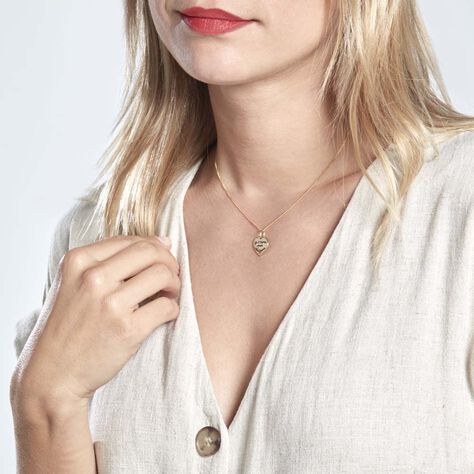 Pendentif Stephie Plaqué Or Jaune - Pendentifs Femme | Histoire d’Or