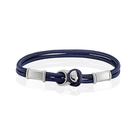 Bracelet Sylvain Acier Blanc - Bracelets cordon Homme | Histoire d’Or