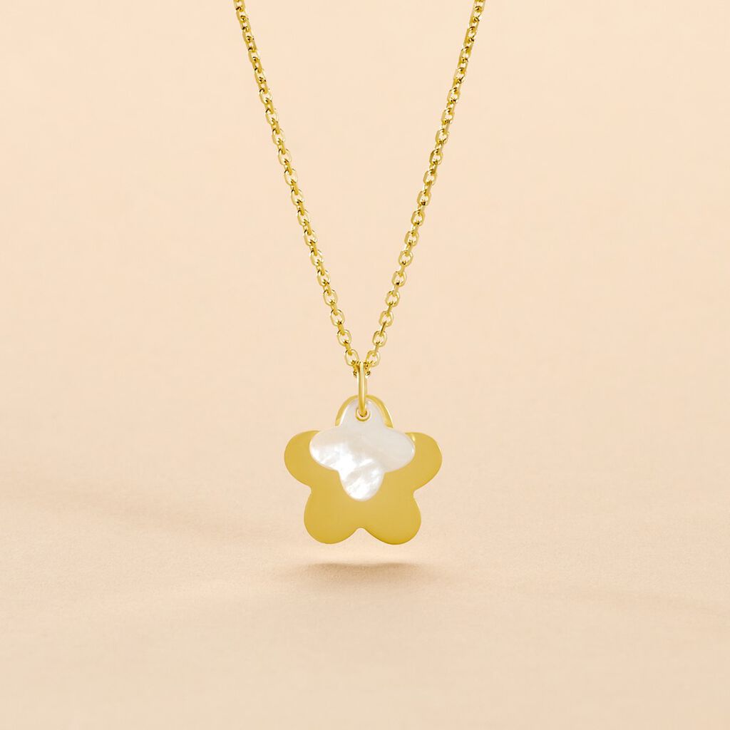 Collier Cleomelia Fleur Or Jaune - Colliers Enfant | Histoire d’Or