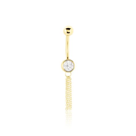 Piercing Rexanne Or Jaune Oxyde De Zirconium - Bijoux Femme | Histoire d’Or